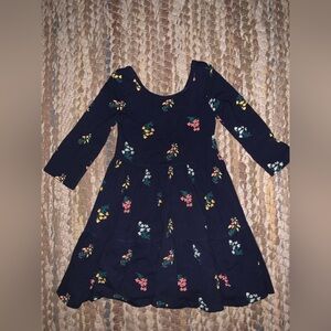 Janie and Jack Navy Floral Dress